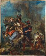 Eugene Delacroix Abduction of Rebecca USA oil painting artist
